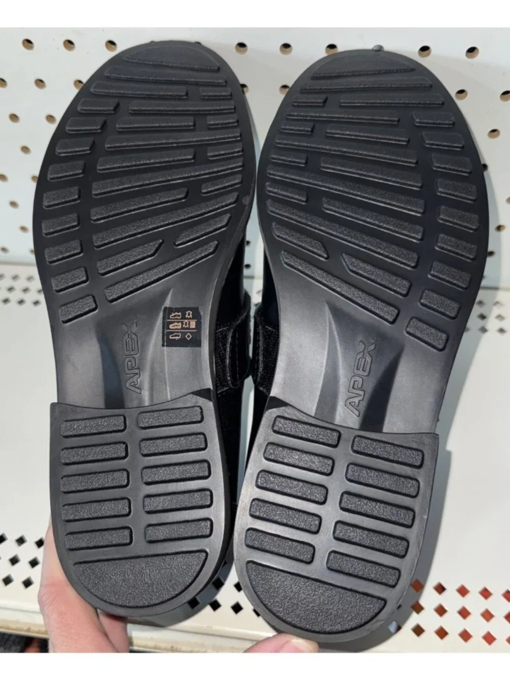 Apex Lexington Mens Leather Diabetic Orthopedic Strap Loafers Shoes Size 10 WIDE